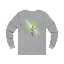 Load image into Gallery viewer, Say Yes Adult Female Jersey Long Sleeve Tee in White, Black, Athletic Heather, Dark Grey Heather, Red