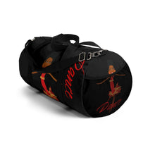 Load image into Gallery viewer, Dance Red/ Black Adult Female Duffel Bag in Small, Large