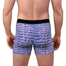 Load image into Gallery viewer, Flags Blue/Red Adult Male Boxer Briefs