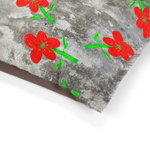 Load image into Gallery viewer, Asleep In The Red Garden Pet Bed