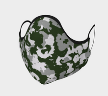 Load image into Gallery viewer, Camouflage Green Multi Male, Female Face Mask in Adult, Youth