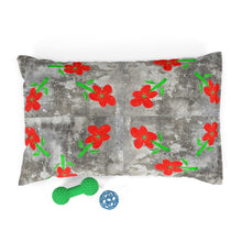 Load image into Gallery viewer, Asleep In The Red Garden Pet Bed