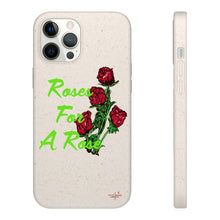 Load image into Gallery viewer, Lime Roses For A Rose Biodegradable Phone Case (5 - iPhone sizes and 3 - Samsung sizes)