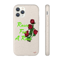 Load image into Gallery viewer, Lime Roses For A Rose Biodegradable Phone Case (5 - iPhone sizes and 3 - Samsung sizes)