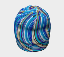 Load image into Gallery viewer, Blue Ripple Male, Female Beanie in Adult, Youth, Baby