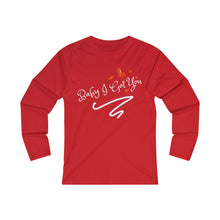 Load image into Gallery viewer, Got You Adult Female Fitted Long Sleeve Tee in Black, Sport Grey, Navy, Red