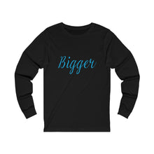 Load image into Gallery viewer, Bigger Adult Female Jersey Long Sleeve Tee in White, Black