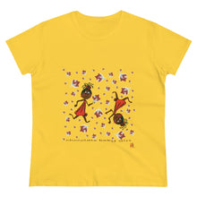 Load image into Gallery viewer, Choca Chocolate Baby Girl Adult Female Women's Heavy Cotton Tee in White, Daisy, Irish Green, Navy, Purple, Royal, Sport Grey, Azalea Black, Orange