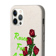 Load image into Gallery viewer, Lime Roses For A Rose Biodegradable Phone Case (5 - iPhone sizes and 3 - Samsung sizes)