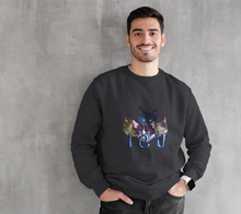 Load image into Gallery viewer, ICU Adult Male Sweatshirt in Black, Dark Heather, Navy Blue, Sport Grey