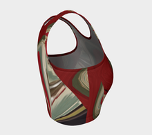 Load image into Gallery viewer, Butterfly Red Multi Adult Female  Yoga Top