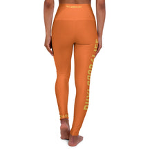 Load image into Gallery viewer, Orange Adult Female High Waisted Yoga Leggings