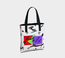 Load image into Gallery viewer, Decisions Red Multi Adult Female Tote