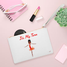 Load image into Gallery viewer, Red It’s My Turn Clutch Bag