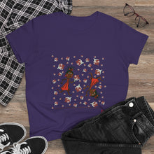 Load image into Gallery viewer, Choca Chocolate Baby Girl Adult Female Women's Heavy Cotton Tee in White, Daisy, Irish Green, Navy, Purple, Royal, Sport Grey, Azalea Black, Orange