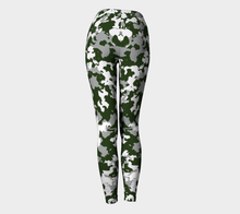 Load image into Gallery viewer, Camouflage Green Multi Female Yoga Leggings in Adult