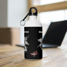 Load image into Gallery viewer, Heat Black/White Stainless Steel 14 oz Water Bottle
