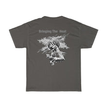 Load image into Gallery viewer, Heat Grey/White Adult Male Heavy Cotton Tee in 11 Colors