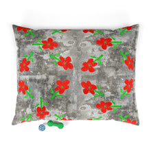 Load image into Gallery viewer, Asleep In The Red Garden Pet Bed