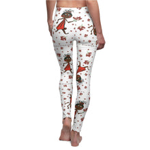 Load image into Gallery viewer, Choca Chocolate Baby Girl Adult Female Casual Leggings with White Background