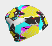 Load image into Gallery viewer, Maze Yellow Multi Female Fitted Beanie in Adult, Youth, Baby