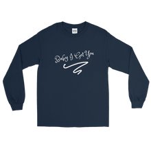 Load image into Gallery viewer, Got You Adult Male Long Sleeve Shirt in White, Sand, Light Blue, Sport Grey, Royal, Red, Maroon, Navy, Black