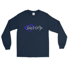 Load image into Gallery viewer, I Got You Adult Male Long Sleeve Shirt in Navy, Maroon, Red, Royal, Military Green, Indigo Blue, Sport Grey, Light Blue, Sand, White