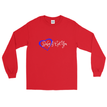 Load image into Gallery viewer, I Got You Adult Male Long Sleeve Shirt in Navy, Maroon, Red, Royal, Military Green, Indigo Blue, Sport Grey, Light Blue, Sand, White
