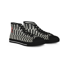 Load image into Gallery viewer, Black Matrix Male High Top Sneakers
