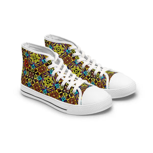 Stained Glass Women's High Top Sneakers