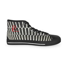 Load image into Gallery viewer, Black Matrix Male High Top Sneakers
