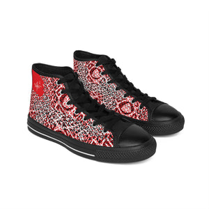 High-top Sneakers Red Angels Adult Female