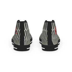 Black Matrix Male High Top Sneakers