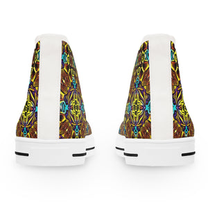 Stained Glass Women's High Top Sneakers