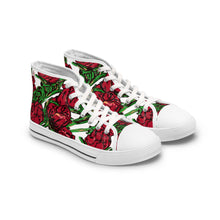 Load image into Gallery viewer, Rose Bud Women&#39;s High Top Sneakers
