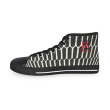 Load image into Gallery viewer, Black Matrix Male High Top Sneakers
