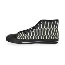 Load image into Gallery viewer, Black Matrix Male High Top Sneakers
