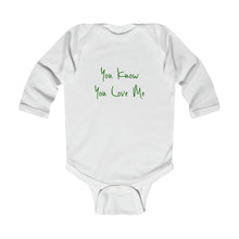 Load image into Gallery viewer, Infant “Love Me” Long Sleeve Bodysuit
