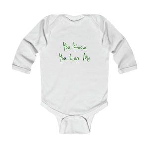 Infant “Love Me” Long Sleeve Bodysuit