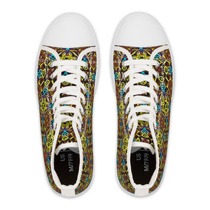 Stained Glass Women's High Top Sneakers
