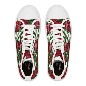 Rose Bud Women's High Top Sneakers
