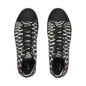 Black Matrix Male High Top Sneakers
