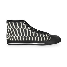 Load image into Gallery viewer, Black Matrix Male High Top Sneakers

