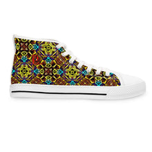 Load image into Gallery viewer, Stained Glass Women&#39;s High Top Sneakers
