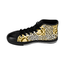 Load image into Gallery viewer, High-top Sneakers Yellow Leopard Adult Female
