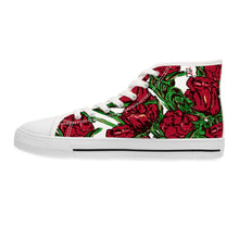 Load image into Gallery viewer, Rose Bud Women&#39;s High Top Sneakers
