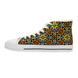 Stained Glass Women's High Top Sneakers