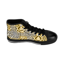 Load image into Gallery viewer, High-top Sneakers Yellow Leopard Adult Female
