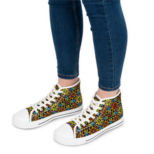 Load image into Gallery viewer, Stained Glass Women&#39;s High Top Sneakers
