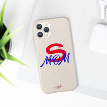 Load image into Gallery viewer, Red Super Mom Biodegradable Phone Case (5 - iPhone sizes and 3 - Samsung sizes)
